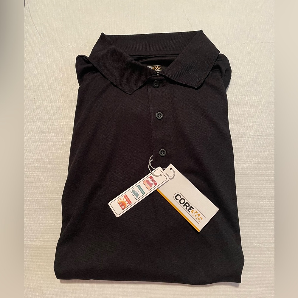 Polo Shirt, Short Sleeve, Mens XL Core 365 Brand NWT